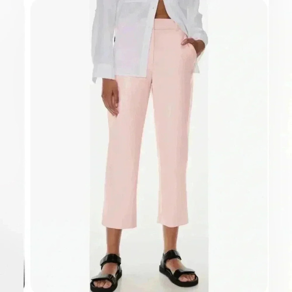 Aritzia Pants - Aritzia Babaton Vegan leather  Command Pants in Poetic pink Size 8 NWOT